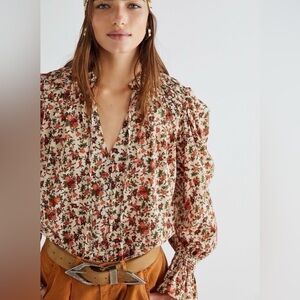 Floral Print Free People Women's Top